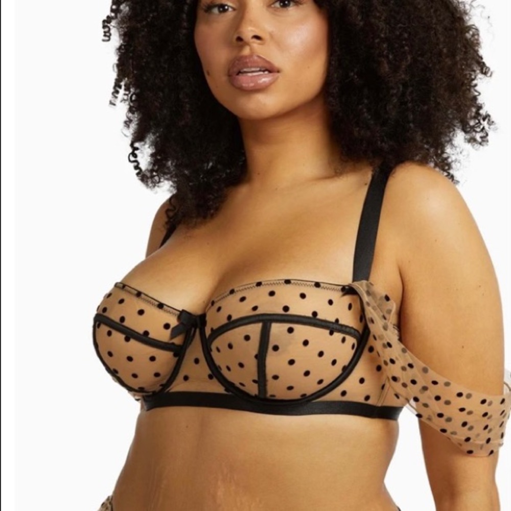 Playful promises -Gabi Fresh polka dot mesh bra
